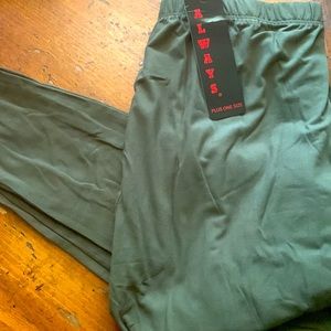 Dark musk green new leggings